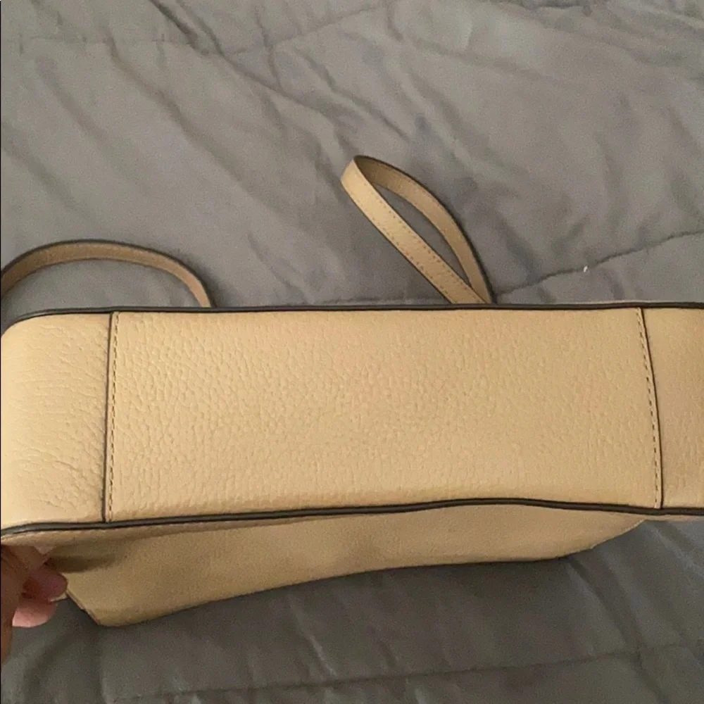 Michael Kors Beige Leather Crossbody Bag